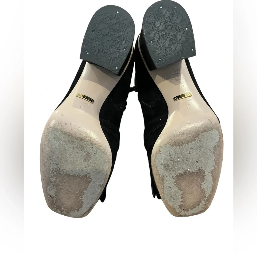 Gucci Suede Ankle Booties Size EU 39 - Picture 8 of 8